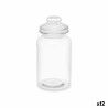 Jar Vivalto CW-P00712-3/TH6 Transparent 1,2 L With lid (12 Units)