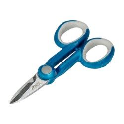 Forbici da Elettricista Ferrestock Azzurro Acciaio inossidabile Soffice 138 mm