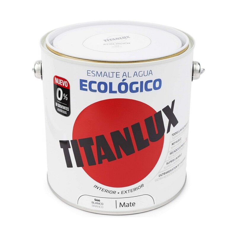 Trattamento Titanlux 02t056625 Smalto base Ad acqua Bianco 2,5 L 2,5 L