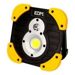 Torcia LED EDM XL Faretto Ricaricabile Giallo 15 W 250 Lm