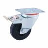 Rueda Afo CR29467 With brakes Swivel base Ø 80 mm Latex rubber