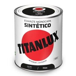 Smalto sintetico Titanlux 5809006 Nero 750 ml